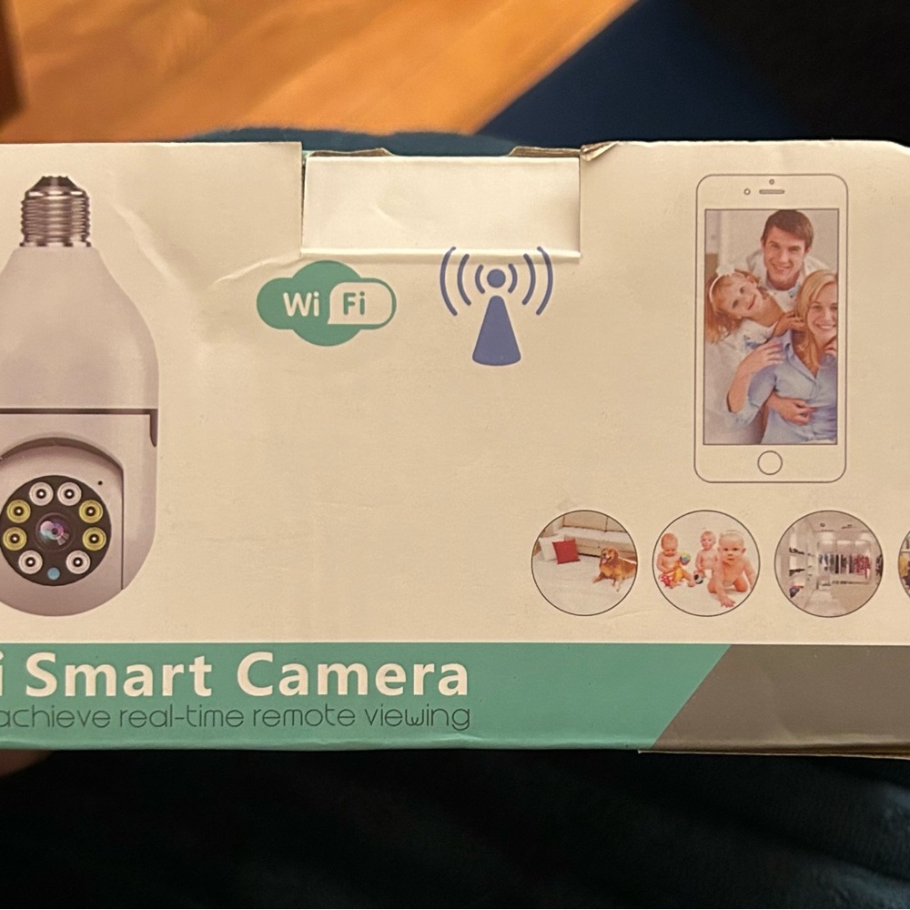 WiFi Smart Camera with Remote Viewing - White